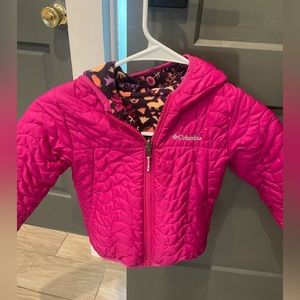 Toddler 4T Columbia jacket. Reversible.